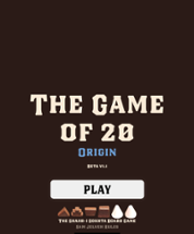 The Game of 20 Origin Image