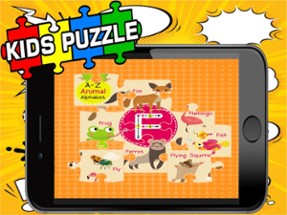 ABC ZOO Alphabet Jigsaw Puzzle Kids Games Learning Image