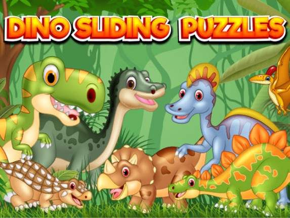 Dino Sliding Puzzles Game Cover