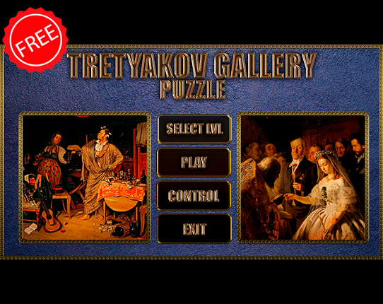 Tretyakov Gallery Puzzle Game Cover
