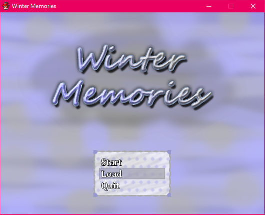 Winter Memories Game Cover