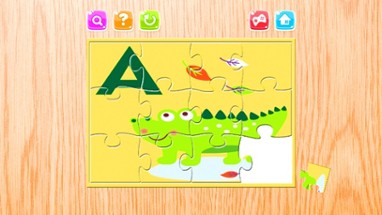 Alphabet  A-Z Animals Jigsaw Puzzles for kids Image