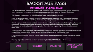 Backstage Pass Image