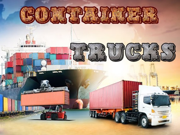 Container Trucks Jigsaw Game Cover