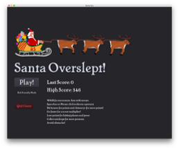 Santa Overslept Image