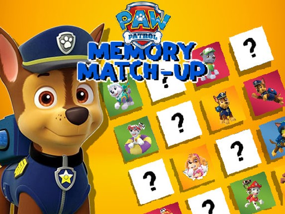 Paw Patrol Memory Match Up Game Cover