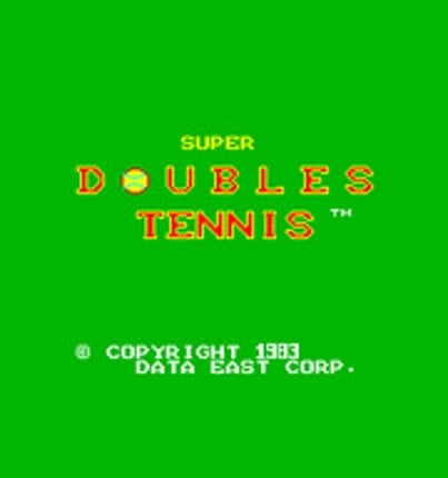 Super Doubles Tennis Game Cover