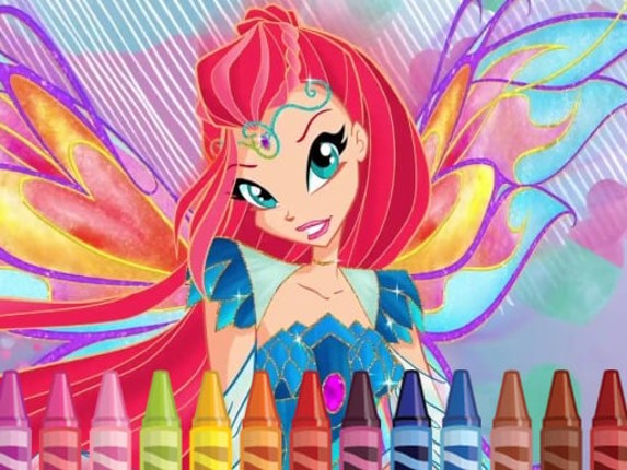 Winx Coloring Game Cover