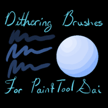 Dithering brushes for PaintToolSai Image