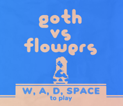Goth VS Flowers Image