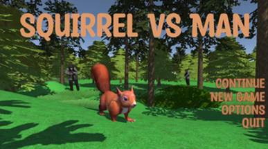 Squirrel VS Man Image