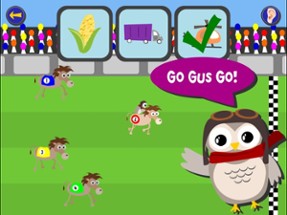 Gus on the Go: Hebrew Image