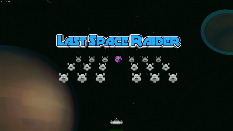 Last Space Raider - Amiga Game Cover