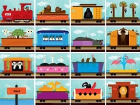 Peek-a-Zoo Train: Toddler Fun Image