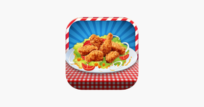 Spicy chicken wings maker – A fried chicken cooking &amp; junk food cafeteria game Image