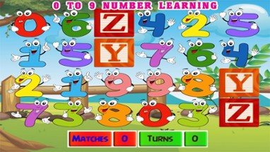 ABC Letter and 123 Number Memory Match for Kids Image