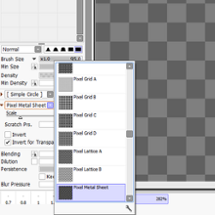 Dithering brushes for PaintToolSai Image