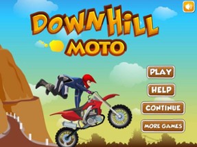 Down Hill Crazy Moto Racing Image
