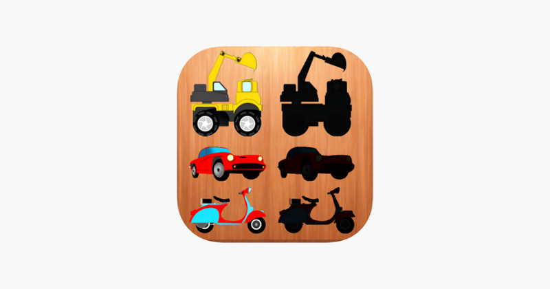 Vehicles For Toddlers - Puzzle Game Cover