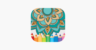 Coloring Books Mandala Adult Games For Relax Image
