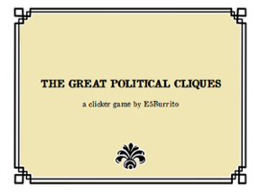 The Great Political Cliques (Jam edition) Image