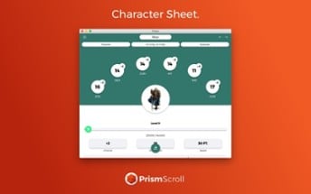 PrismScroll - Character Sheet Image