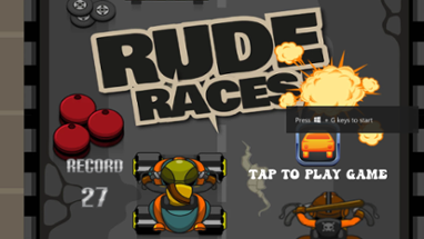 One Button Controlled - Rude Races - Accessible Game Image