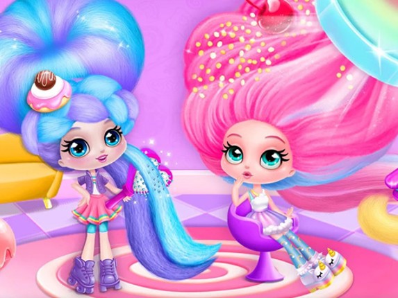 Cotton Candy Style Hair Salon Game Cover