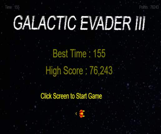 Galactic Evader 3 Game Cover
