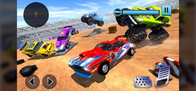 Muscle Car Derby Demolition 3D Image