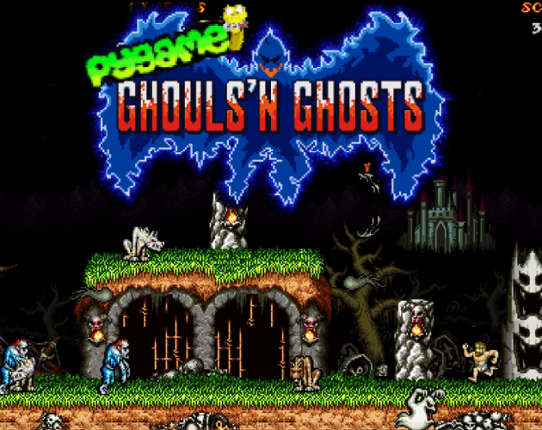 Pygame Ghouls 'N Ghosts Game Cover