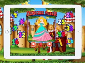 Solve Fairy &amp; Princess Cartoon Jigsaw Puzzles Kids Image
