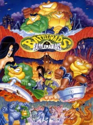 Battletoads In Battlemaniacs Game Cover