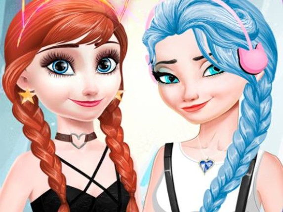 Frozen Dress Up Makeup Game Cover