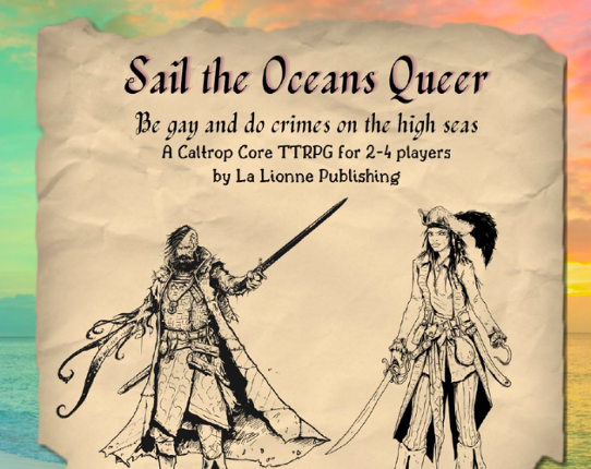 Sail the Oceans Queer TTRPG Game Cover
