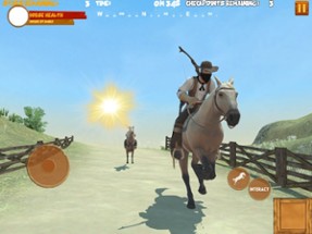 Wild West Cowboy Horse Rider Image