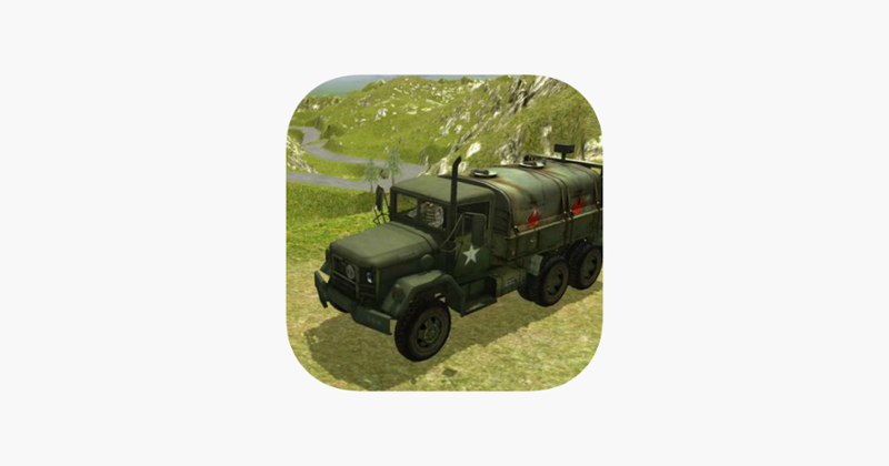 Driving ArmyTruck Hill Road Game Cover
