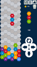 Hexa Columns 2048 Puzzle: Drop n Merge Numbers Image