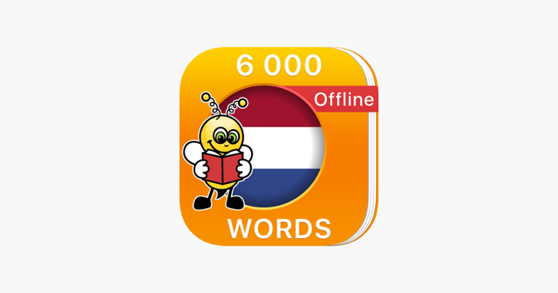6000 Words - Learn Dutch Language &amp; Vocabulary Game Cover