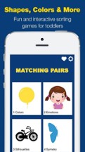 Matching Pairs - Educational Learning Game for Toddlers and Preschool Image