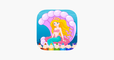 Mermaid Coloring Book - Painting Game for Kids Image