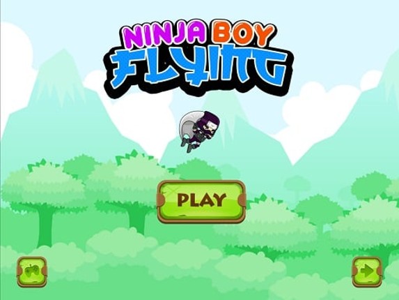 Ninja flying boy Game Cover