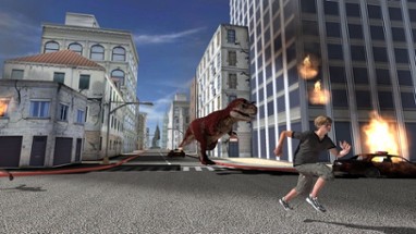 VR Dinosaur Hunter: City Dino Survival Game 3D Image