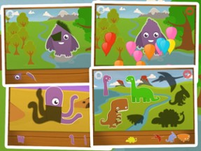 Animals puzzle a fun kids game Image