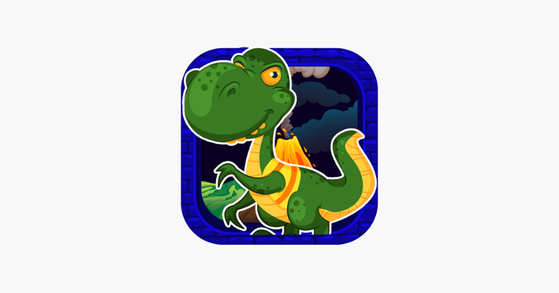 Dinosaurs park magic puzzle Game Cover