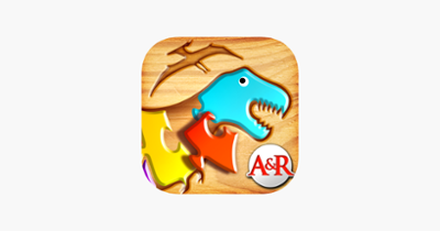 My First Wood Puzzles: Dinosaurs - A Free Kid Puzzle Game for Learning Alphabet - Perfect App for Kids and Toddlers! Image