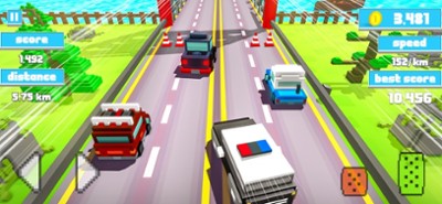 Blocky Car Chase - Most Wanted Image