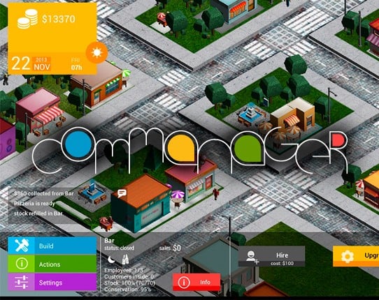 Commanager Tycoon Game Cover