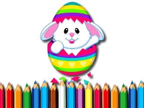 Easter Fun Coloring Book Image