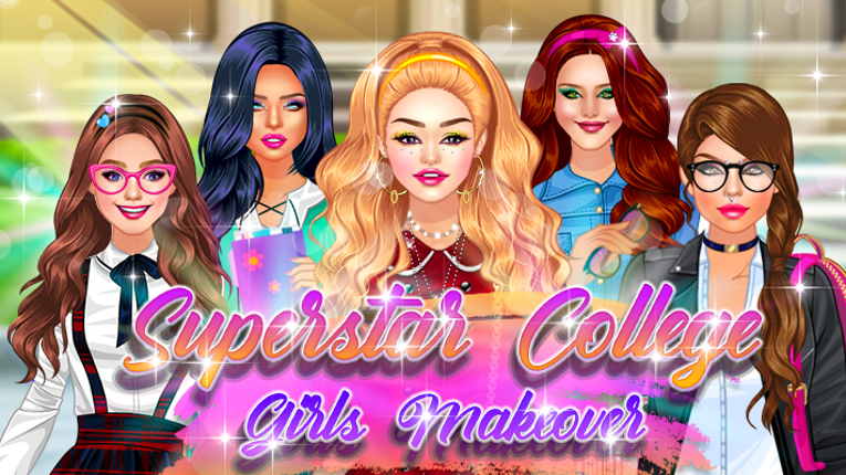 Superstar College Girls Makeover Game Cover